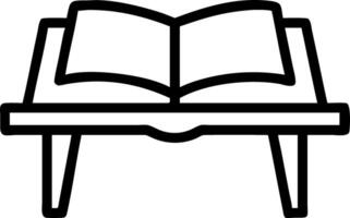 Close up of an opened book on to wooden table representing education learning and academic study in to serene environment vector