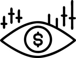 Close up of Benjamin Franklins eye on USD banknote with stock market chart graph behind symbolizing currency exchange and global trade forex concept vector