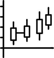 Candle stick graph chart of stock market investment trading illustrating financial trends and investment strategies with candlestick patterns Set 2 vector