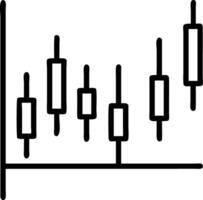 Candle stick graph chart illustrating stock market investment and trading data with bullish trends in illustration Set 3 vector
