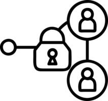 Businesspeople protecting personal information with global network security technology featuring encryption and padlock icons on virtual interface illustrating cybersecurity concep vector