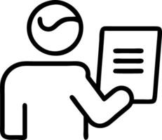 Businessman using tablet to tick mark on virtual document for online approval promoting paperless quality assurance ERP management and preparing checks and approvals vector