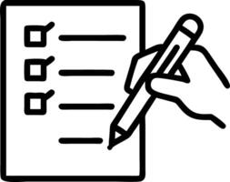 Businessman using pen to tick correct sign on checkbox in quality document control checklist approving business project concepts Set 2 vector