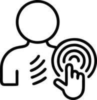 businessman using fingerprint identification access personal financial data to kyc electronic know customer biometrics security innovation technology digital cyber crime Set 2 vector