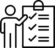 businessman touching tick correct mark checklist progressive loading status remind work task progressive project develop management tracking concept vector