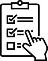 businessman touching tick correct mark checklist progressive loading status remind work task progressive project develop management tracking concept Set 2 vector
