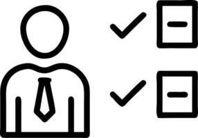 Businessman showing virtual icons assessment checkboxes data analysis process pre approval quality assessment questionnaire online survey or test evaluation checklist ideas concept vector