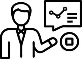Businessman showcases CRM platform fueling sales marketing fosters data driven approach features futuristic graphics supports deep customer insights vector