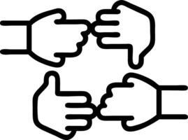 Business teamwork join hands together emphasizing unity and collective effort in to collaborative business environment Set 3 vector