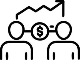 Business team working on investment planning analyzing stock market trading stock chart data financial investment technology concept Set 2 vector