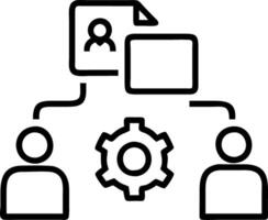 business people working computers smartphones symbol top service ISO Certification Document Management System Quality assurance Set 5 vector