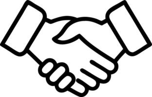 Business people shaking hands in greeting symbolizing deals and agreements in to professional work environment Set 2 vector