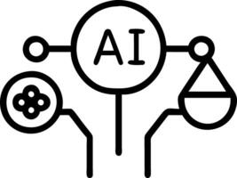 Business Ethics Concept AI ethics AI Law concept developing AI codes of ethics compliance regulation standard business policy responsibility machine learning algorithms vector