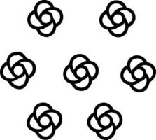 Botanical garden rose seamless tile pattern with various rose species in natural hues on to white background perfect for serene spaces Set 9 vector