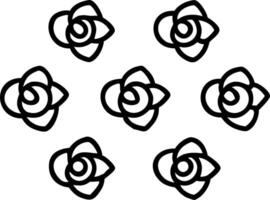 Botanical garden rose seamless tile pattern with various rose species in natural hues on to white background perfect for serene spaces Set 3 vector
