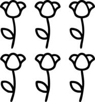 Botanical garden poppy seamless tile pattern with various poppy species in natural reds on white background perfect for serene spaces Set 2 vector