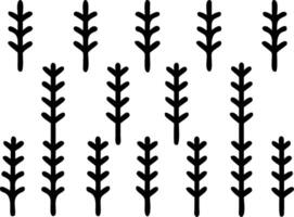 Botanical garden lavender seamless tile pattern with various lavender species in natural purples on white background perfect for serene spaces Set 6 vector
