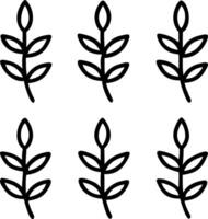 Botanical garden eucalyptus seamless tile pattern with various eucalyptus species in natural greens on white background perfect for serene spaces Set 8 vector