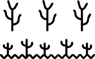 Botanical garden cactus seamless tile pattern with various cactus species in natural greens on white background perfect for serene spaces Set 6 vector