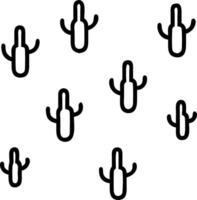 Botanical garden cactus seamless tile pattern with various cactus species in natural greens on white background perfect for serene spaces Edition vector