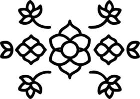 Bohemian rose seamless tile pattern with lush pink roses and intricate details on to white background ideal for eclectic spaces Set 10 vector