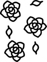 Bohemian rose seamless tile pattern with lush pink roses and intricate details on to white background ideal for eclectic spaces Set 11 vector