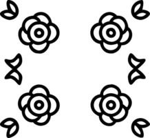 Bohemian rose seamless tile pattern with lush pink roses and intricate details on to white background ideal for eclectic spaces Set 5 vector