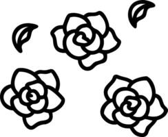 Bohemian rose seamless tile pattern with lush pink roses and intricate details on to white background ideal for eclectic spaces Set 9 vector
