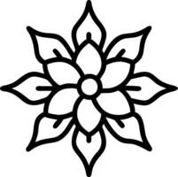Bohemian poinsettia seamless tile pattern with vibrant red blooms and intricate leaf details on white background ideal for eclectic spaces Set 14 vector
