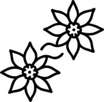 Bohemian poinsettia seamless tile pattern with vibrant red blooms and intricate leaf details on white background ideal for eclectic spaces Set 4 vector