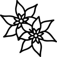 Bohemian poinsettia seamless tile pattern with vibrant red blooms and intricate leaf details on white background ideal for eclectic spaces Set 9 vector