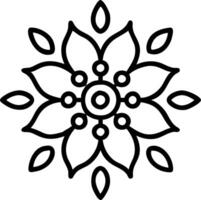 Bohemian floral mandala seamless tile pattern with colorful petals and intricate details on white background ideal for eclectic spaces Edition vector