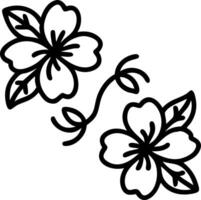 Bohemian hibiscus seamless tile pattern with vibrant pink blooms and intricate leaf details on white background ideal for eclectic spaces Set 2 vector