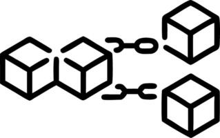 Blockchain technology concept on Low poly or polygonal style design with to chain of encrypted blocks to secure cryptocurrencies and bitcoin for online payments and money transactio vector