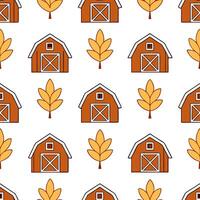 Autumn warmth seamless tile pattern with cozy blankets and golden maple leaves for inviting home decor Set 17 vector