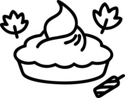 Autumn pumpkin pie with whipped cream on to dark background surrounded by fall leaves and cinnamon sticks Set 4 vector