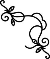 Art Nouveau vine seamless tile pattern with flowing lines and pastel colors ideal for elegant dining rooms Set 14 vector