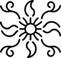 Art Nouveau sunflower seamless tile pattern with flowing lines and pastel colors ideal for elegant dining rooms Set 7 vector