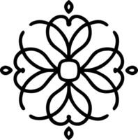 Art Nouveau floral mandala seamless tile pattern with flowing lines and pastel colors ideal for elegant dining rooms Set 3 vector