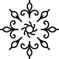 Art Nouveau floral mandala seamless tile pattern with flowing lines and pastel colors ideal for elegant dining rooms Set 2 vector