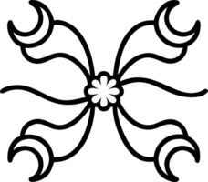 Art Nouveau daisy seamless tile pattern with flowing lines and pastel colors ideal for elegant dining rooms Set 2 vector