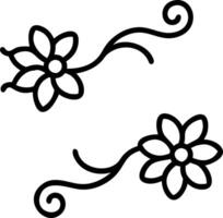 Art Nouveau cherry blossom seamless tile pattern with flowing lines and pastel colors ideal for elegant dining rooms vector