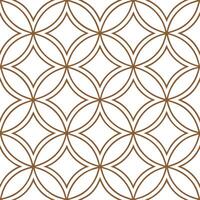Art deco seamless pattern with metallic lines for modern luxury vector