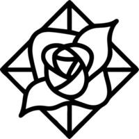 Art Deco rose seamless tile pattern with symmetrical rose motifs and gold accents for luxurious interiors Set 13 vector