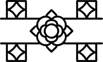 Art Deco rose seamless tile pattern with symmetrical rose motifs and gold accents for luxurious interiors Set 8 vector