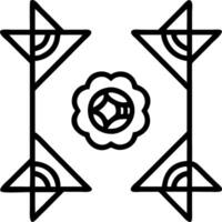 Art Deco rose seamless tile pattern with symmetrical rose motifs and gold accents for luxurious interiors Set 5 vector