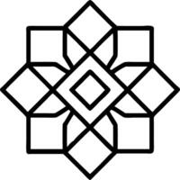 Art Deco rose seamless tile pattern with symmetrical rose motifs and gold accents for luxurious interiors Set 9 vector
