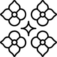 Art Deco poppy seamless tile pattern with symmetrical poppy motifs and gold accents for glamorous interiors Set 4 vector