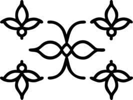Art Deco magnolia seamless tile pattern with symmetrical magnolia motifs and gold accents for glamorous interiors Set 2 vector