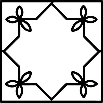 Art Deco leaf repeat seamless tile pattern with geometric leaf elements and metallic accents for luxurious interior designs